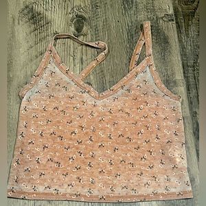 Floral print crop top